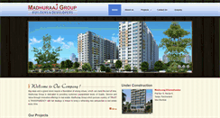 Desktop Screenshot of madhuraajgroup.com